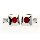 Enamel Dropping Glue Cufflinks