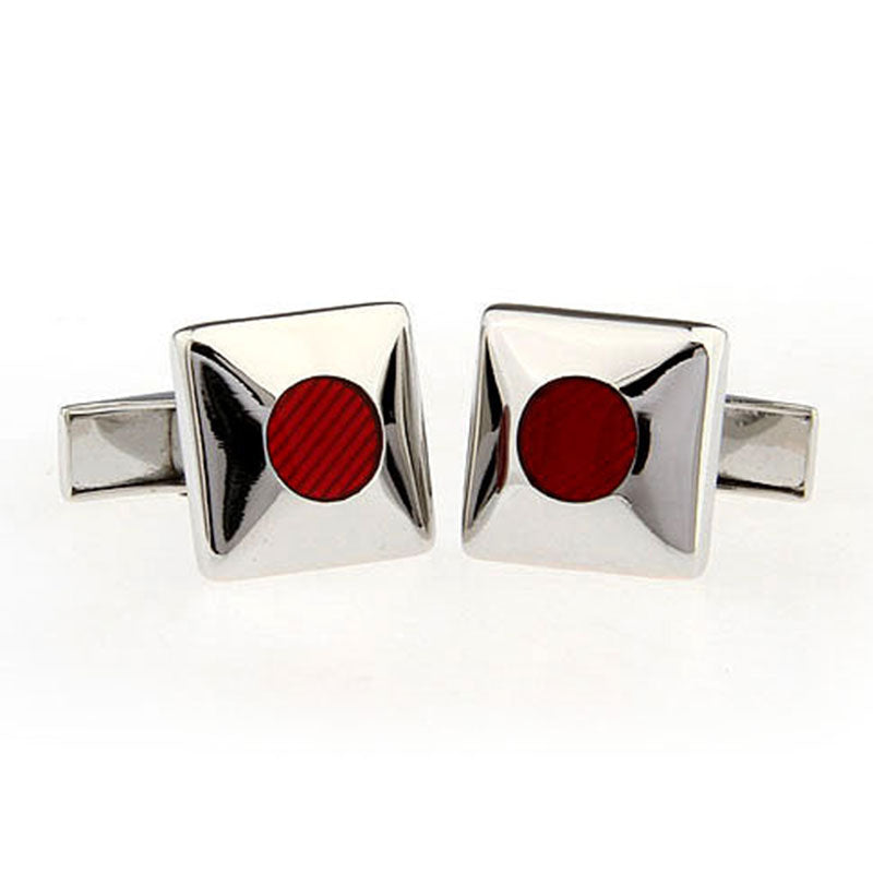 Enamel Dropping Glue Cufflinks