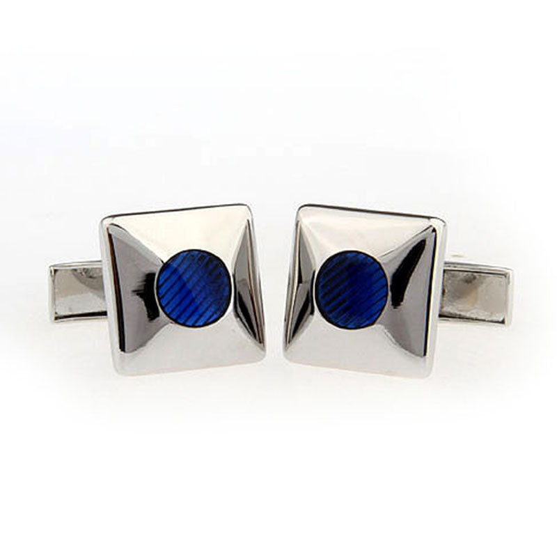 Enamel Dropping Glue Cufflinks