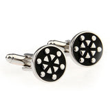 Enamel Dropping Glue Cufflinks