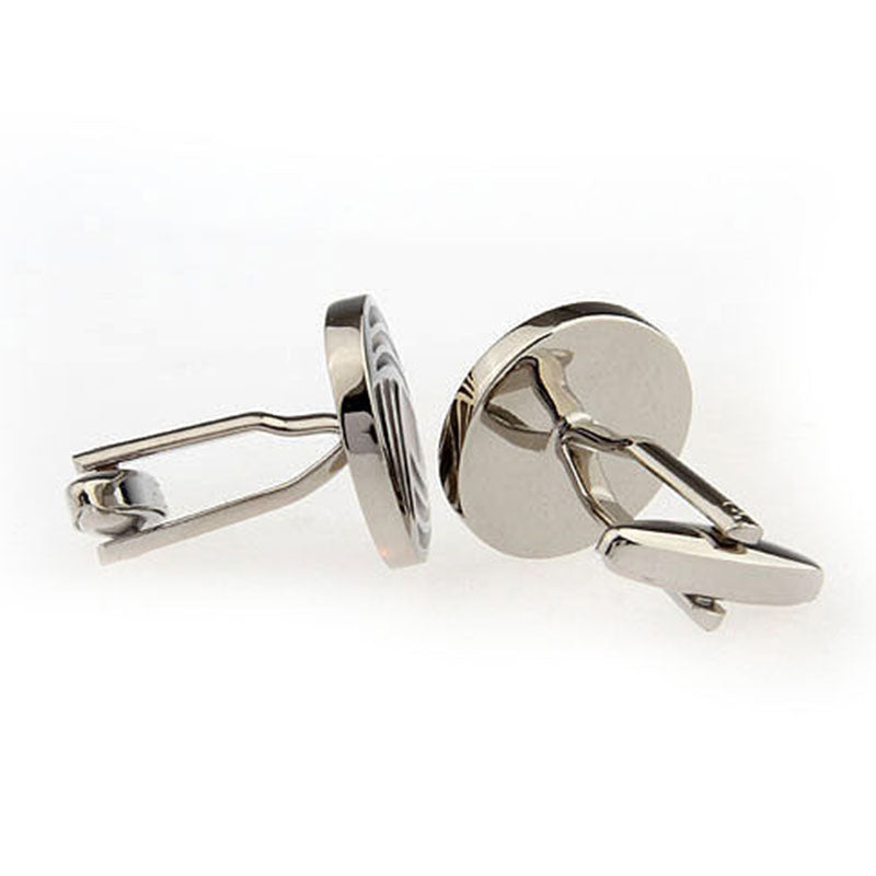 Enamel Dropping Glue Cufflinks