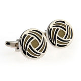 Enamel Dropping Glue Cufflinks