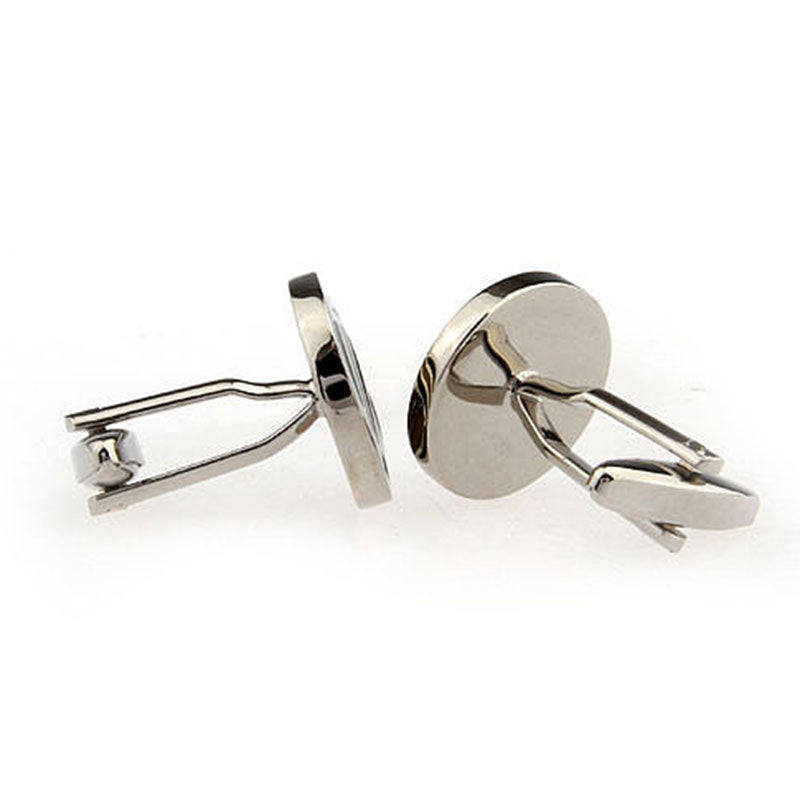 Enamel Dropping Glue Cufflinks