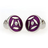 Enamel Dropping Glue Cufflinks