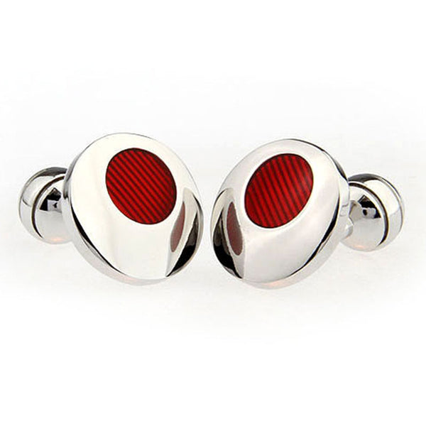 Enamel Dropping Glue Cufflinks