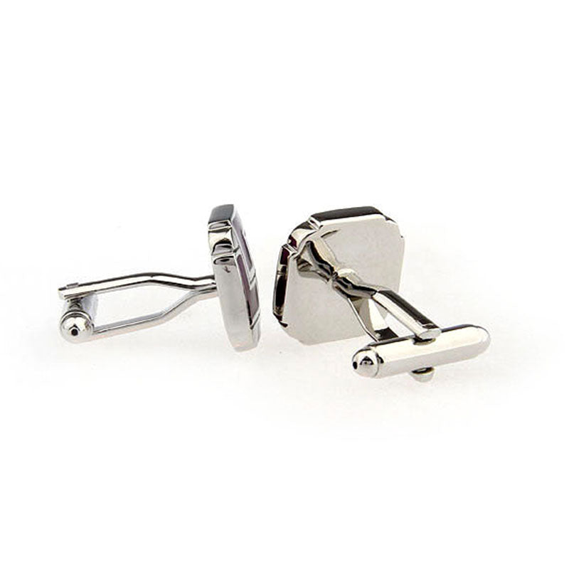 Enamel Dropping Glue Cufflinks