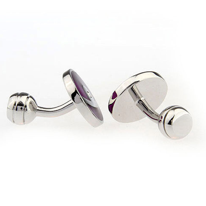 Enamel Dropping Glue Cufflinks