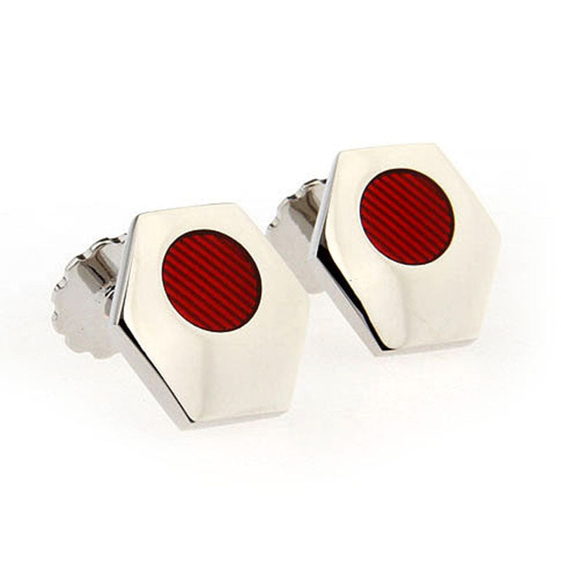 Enamel Dropping Glue Cufflinks