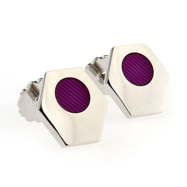 Enamel Dropping Glue Cufflinks