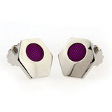 Enamel Dropping Glue Cufflinks