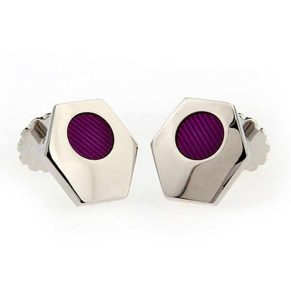 Enamel Dropping Glue Cufflinks