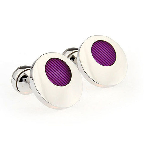 Enamel Dropping Glue Cufflinks