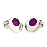 Enamel Dropping Glue Cufflinks