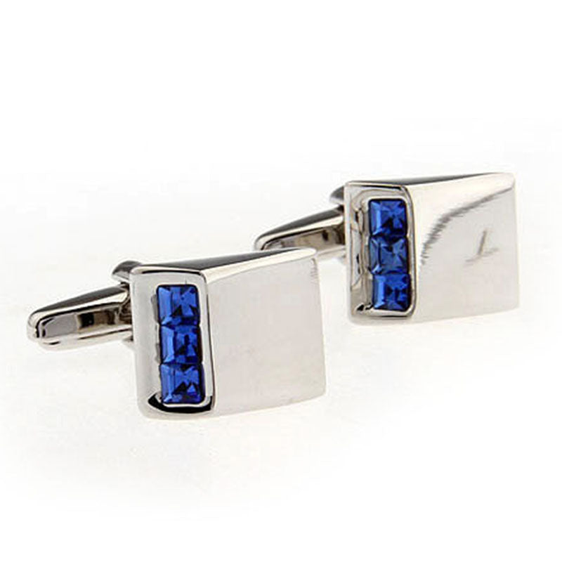 Crystal Zircon Cufflinks
