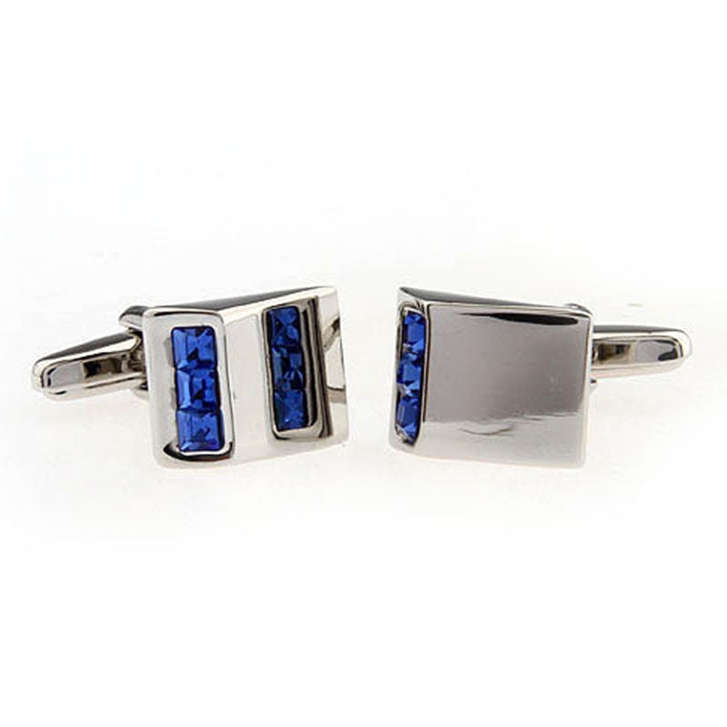 Crystal Zircon Cufflinks