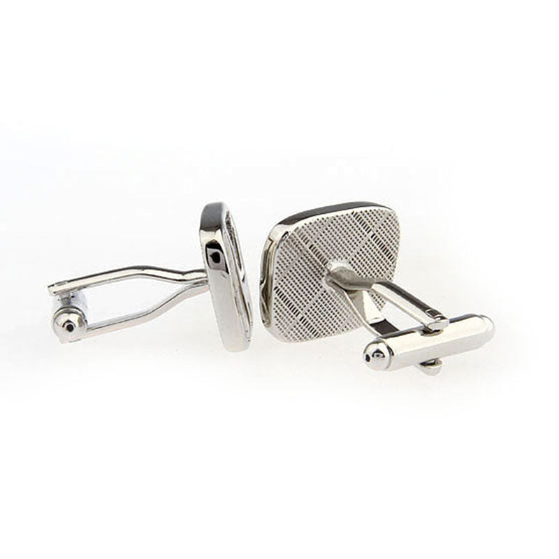 Car Logo Traffic Plain Colour Metal Cufflinks