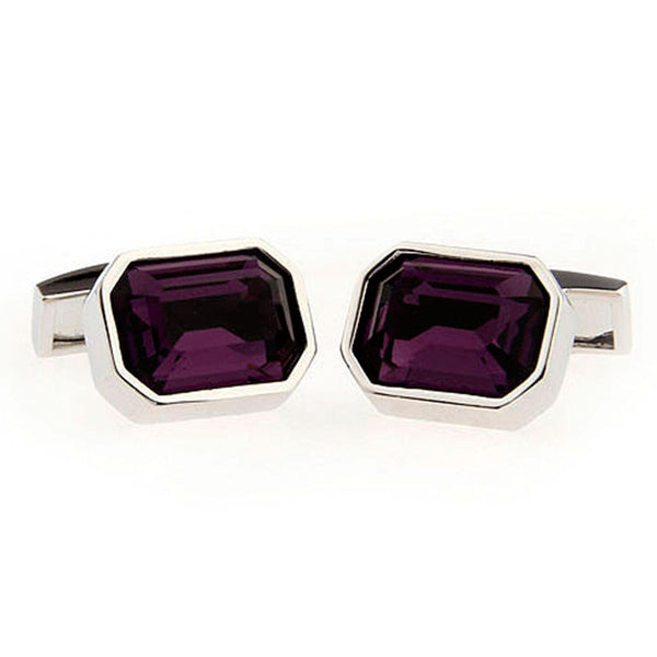 Crystal Zircon Cufflinks