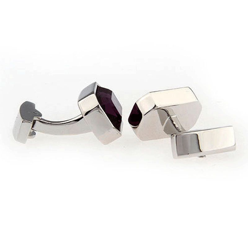 Crystal Zircon Cufflinks