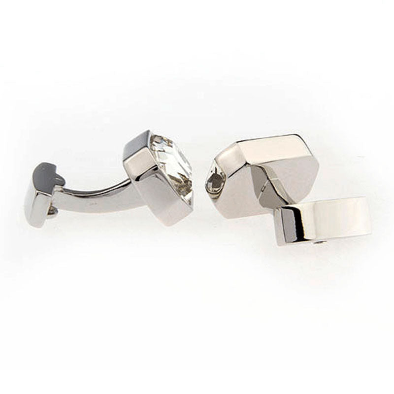 Crystal Zircon Cufflinks