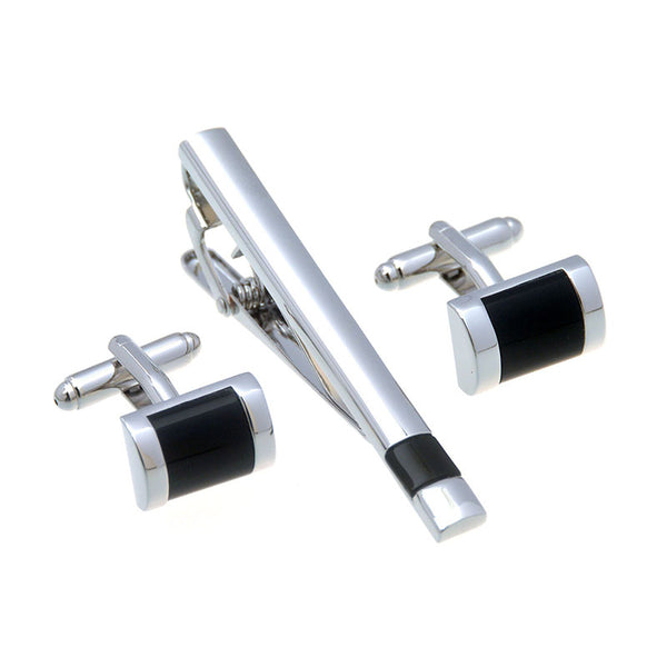 Shells Agate Cufflinks And Collar Set