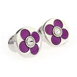 Crystal Zircon Cufflinks