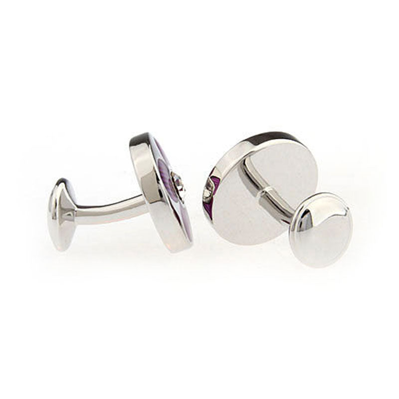 Crystal Zircon Cufflinks