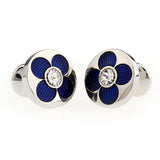 Crystal Zircon Cufflinks