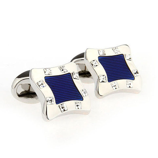 Crystal Zircon Cufflinks