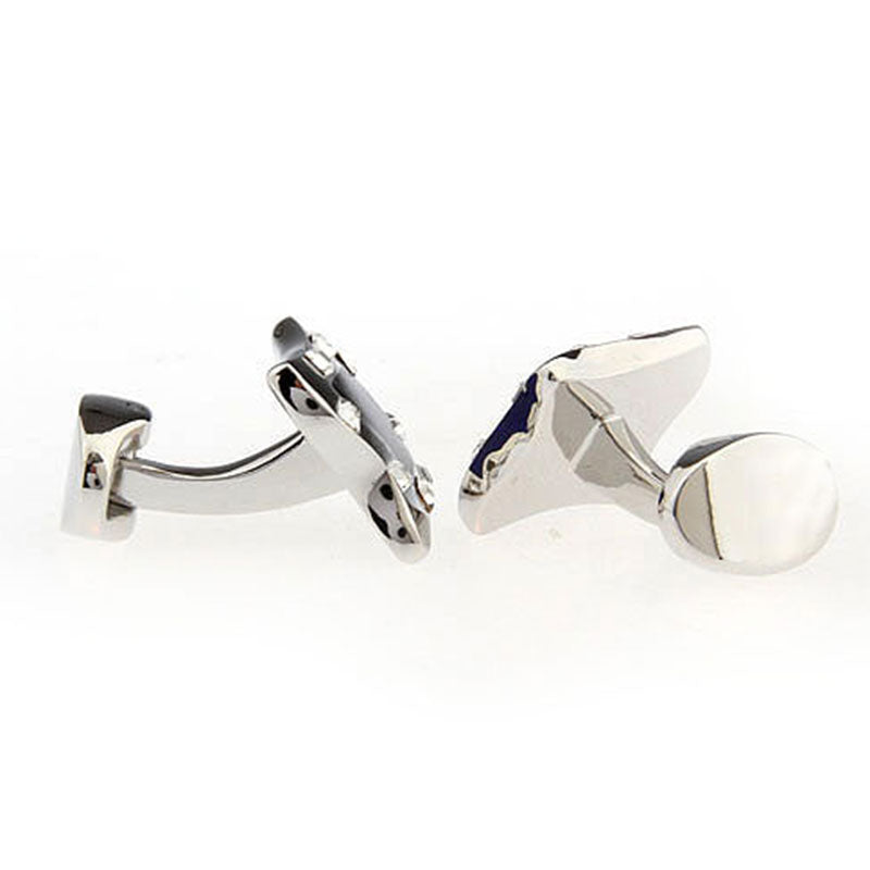 Crystal Zircon Cufflinks