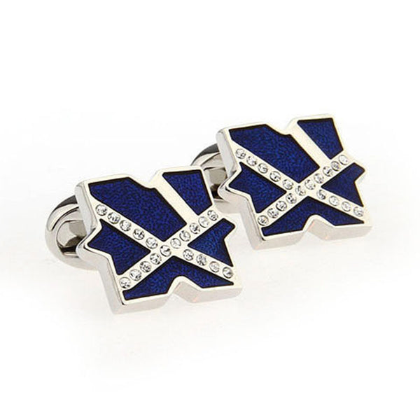 Crystal Zircon Cufflinks
