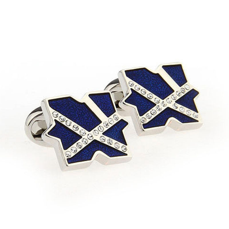 Crystal Zircon Cufflinks