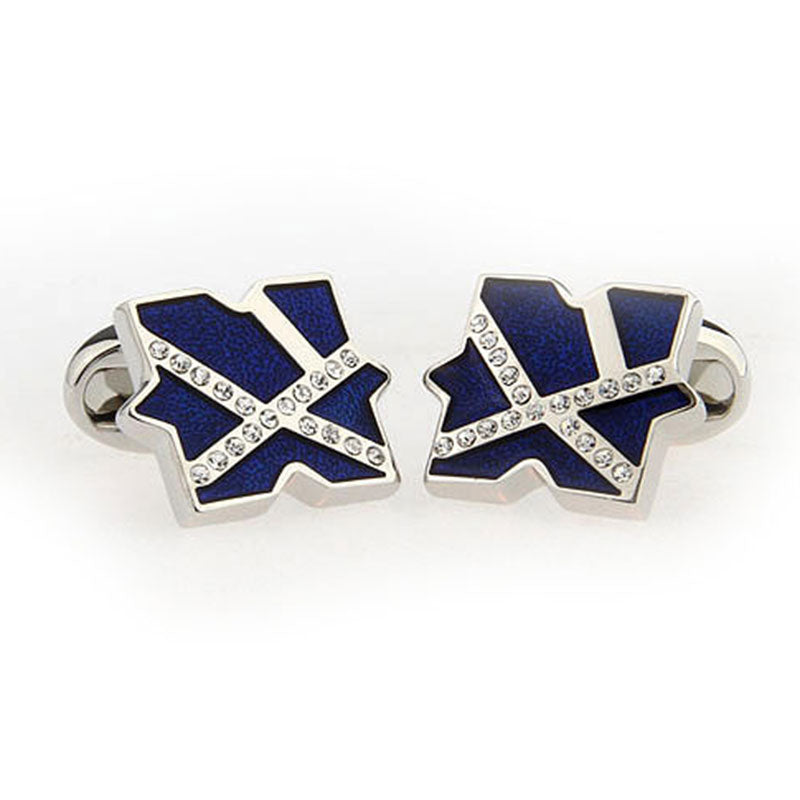 Crystal Zircon Cufflinks