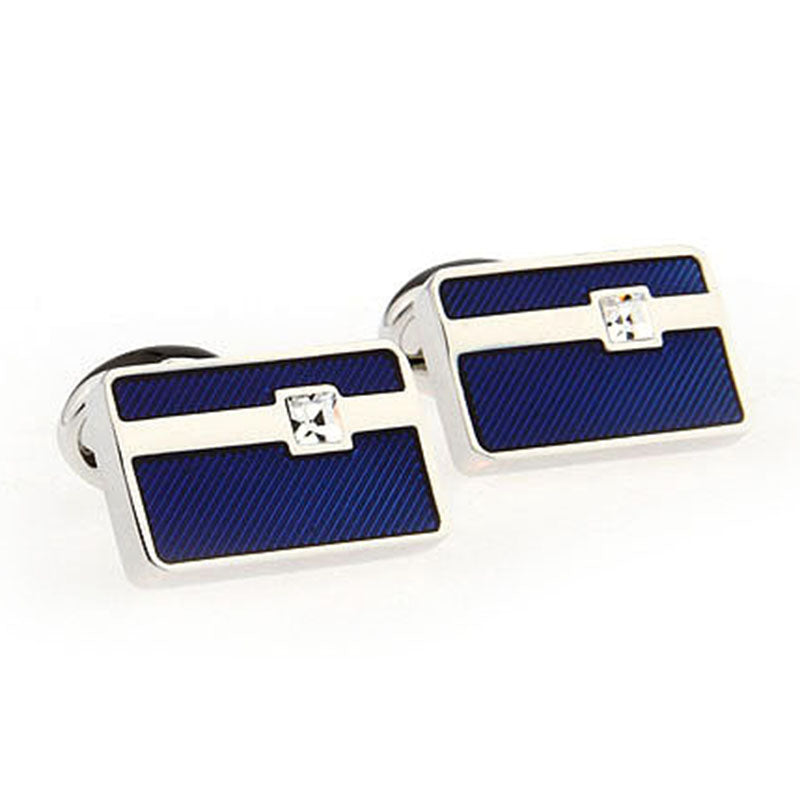 Crystal Zircon Cufflinks