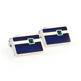 Crystal Zircon Cufflinks