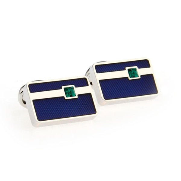 Crystal Zircon Cufflinks