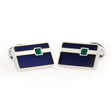 Crystal Zircon Cufflinks