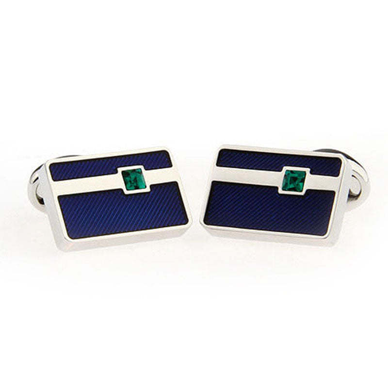 Crystal Zircon Cufflinks