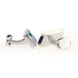 Crystal Zircon Cufflinks