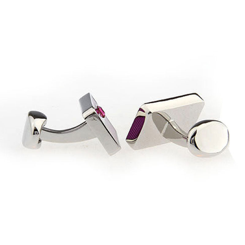 Crystal Zircon Cufflinks
