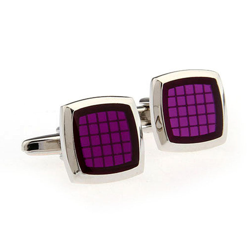 Enamel Dropping Glue Cufflinks