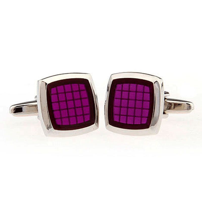 Enamel Dropping Glue Cufflinks