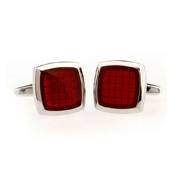 Enamel Dropping Glue Cufflinks