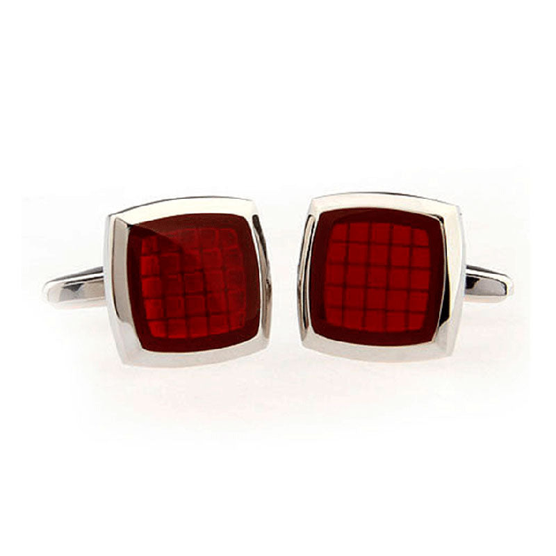 Enamel Dropping Glue Cufflinks