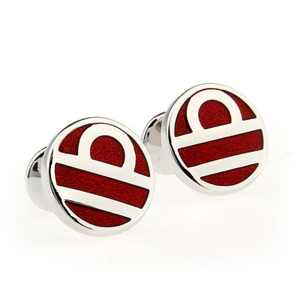 Enamel Dropping Glue Cufflinks