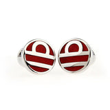 Enamel Dropping Glue Cufflinks