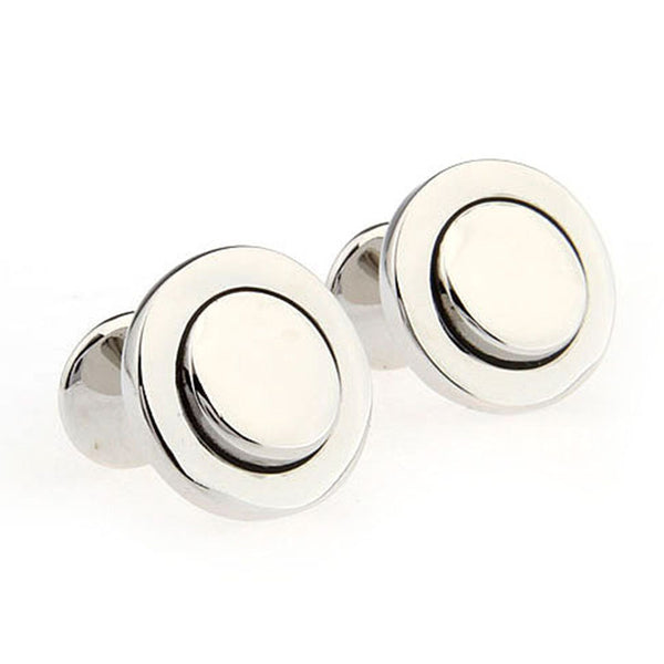 Plain Colour Metal Cufflinks