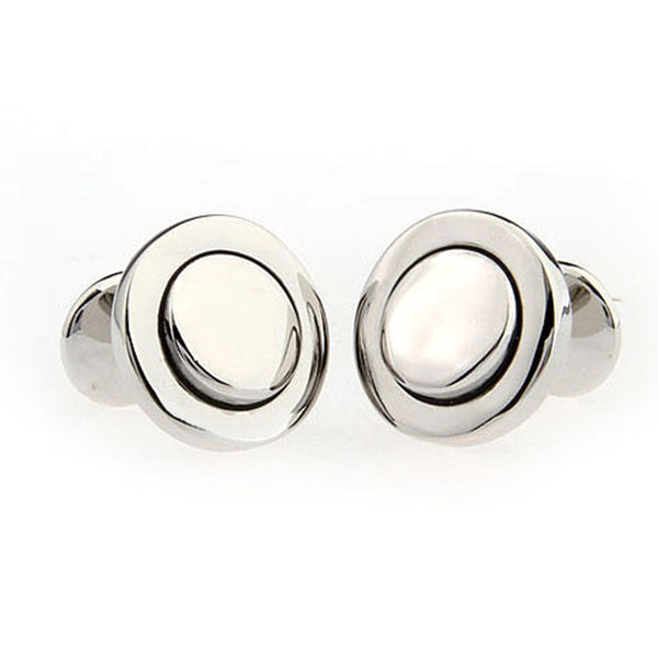 Plain Colour Metal Cufflinks