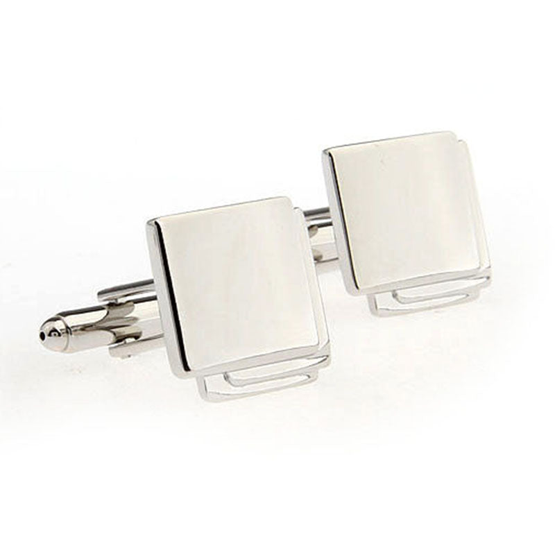 Plain Colour Metal Cufflinks