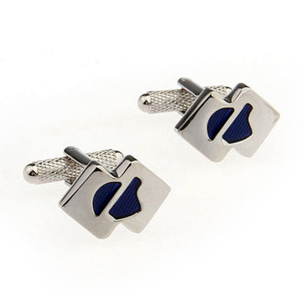 Enamel Dropping Glue Cufflinks