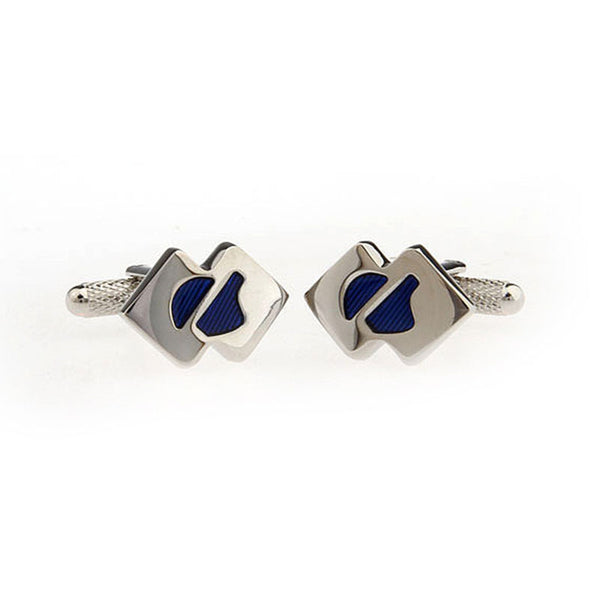 Enamel Dropping Glue Cufflinks